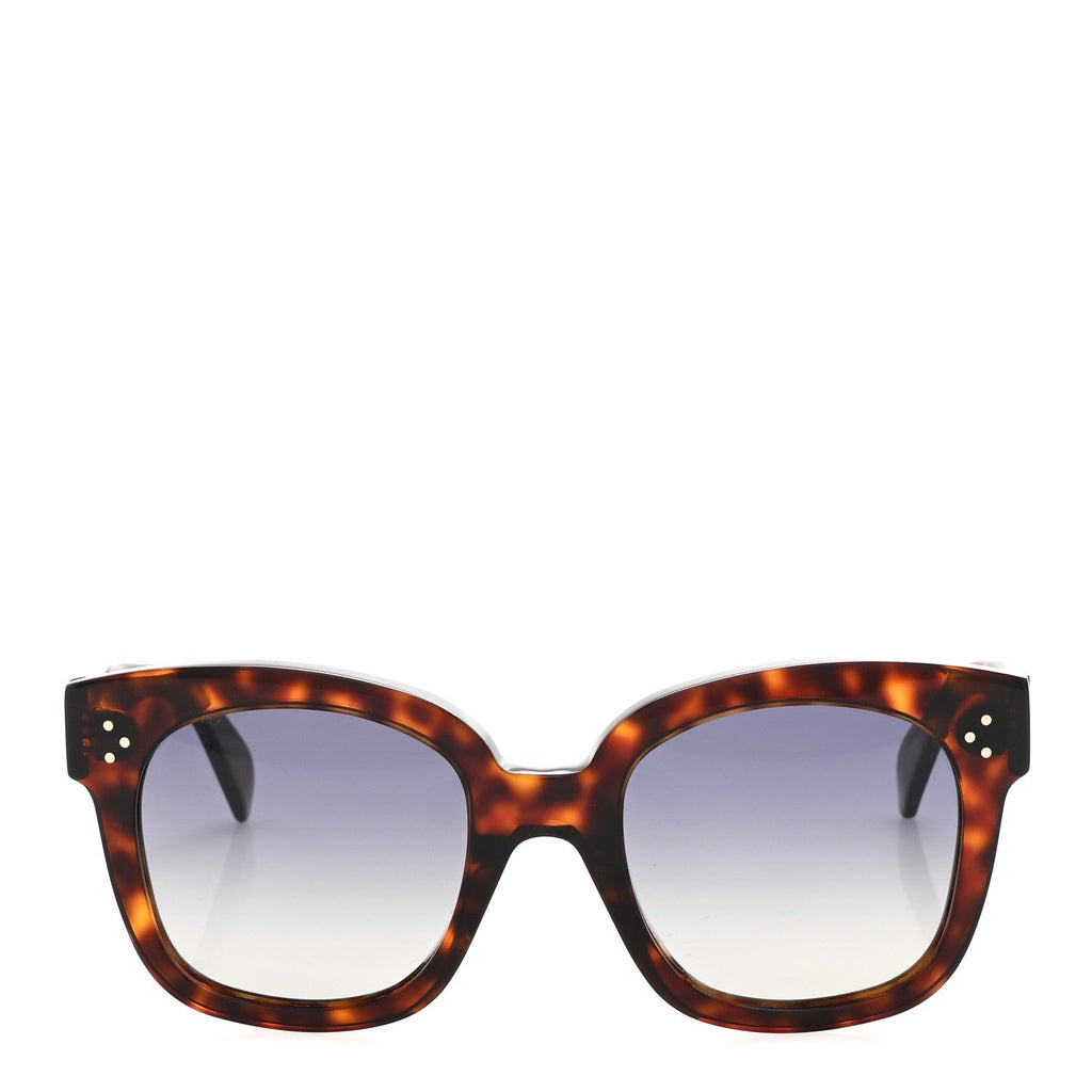 Celine Square Sunglasses — Tortoise