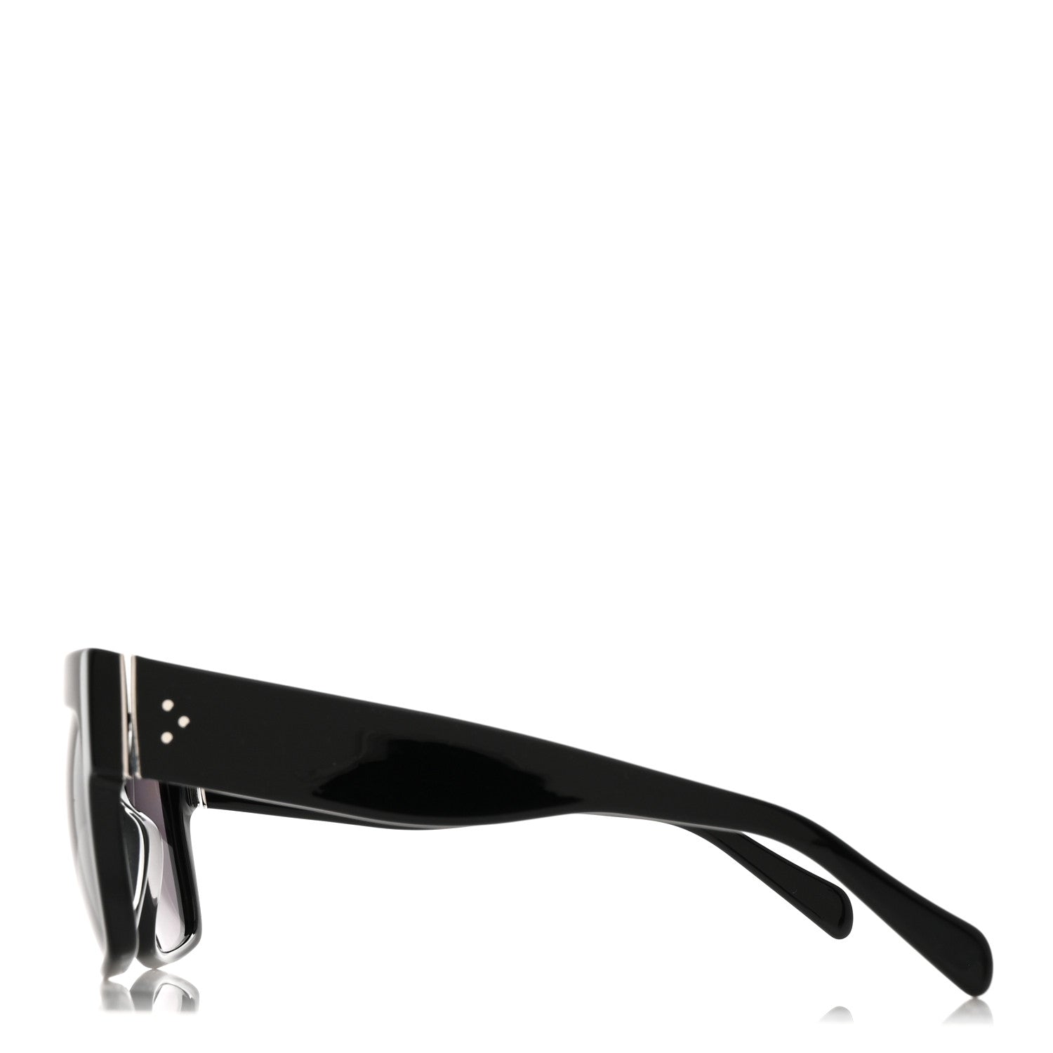 Celine Square Sunglasses — Black
