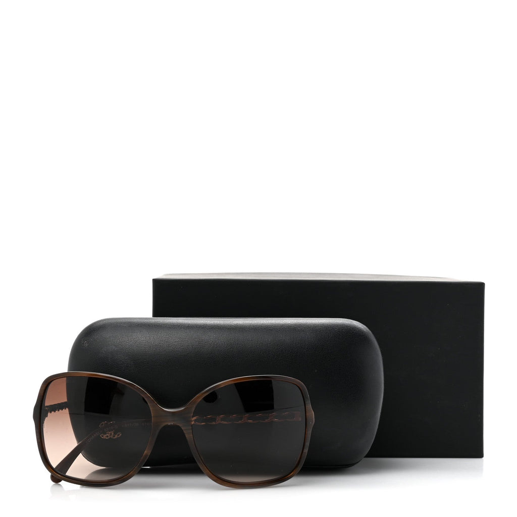 Chanel Square Sunglasses — Brown 5210-Q