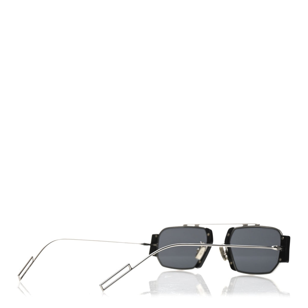 Dior Aviator Sunglasses — Silver