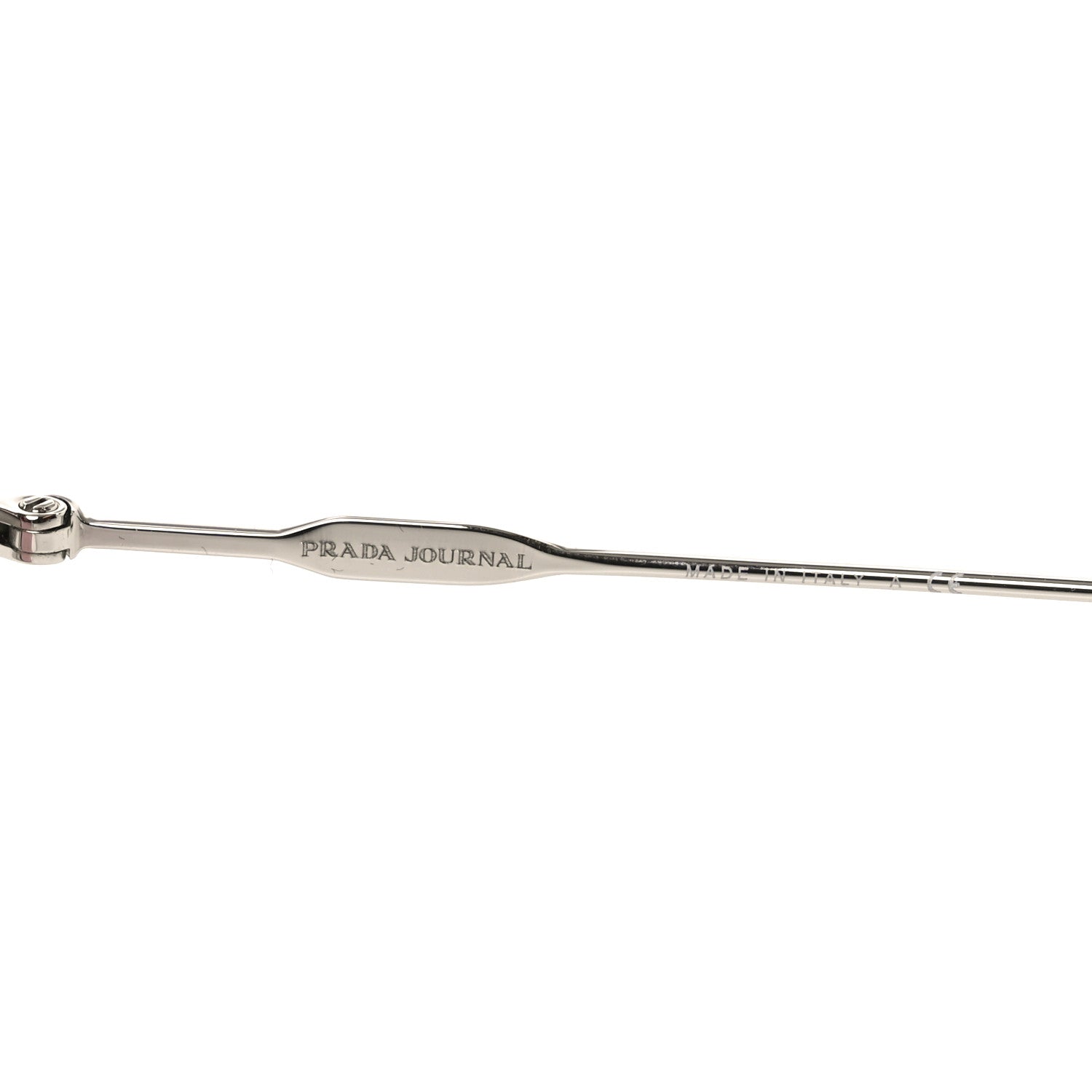 Prada Round Sunglasses — Silver
