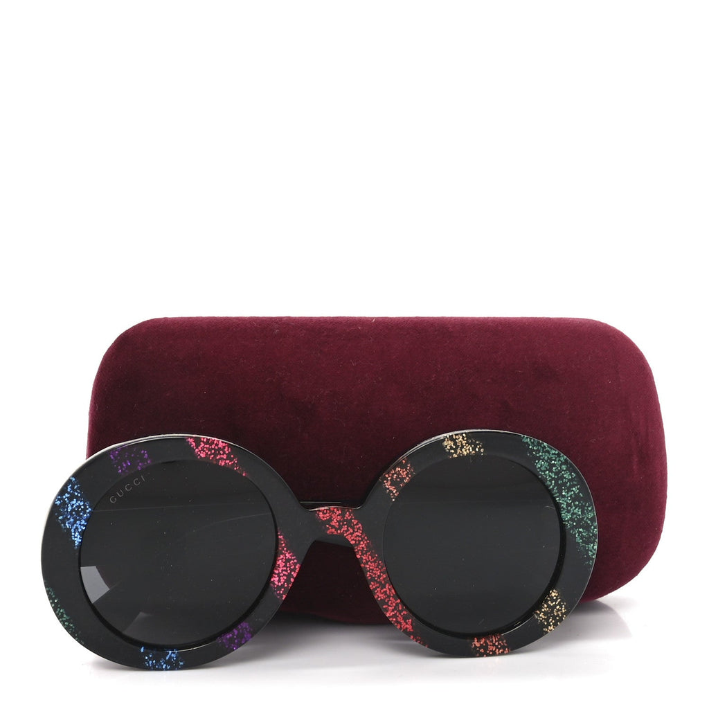Gucci Round Sunglasses — Black GG0319S