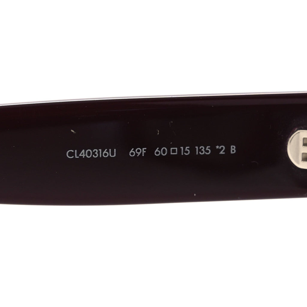 Celine Square Sunglasses — Black
