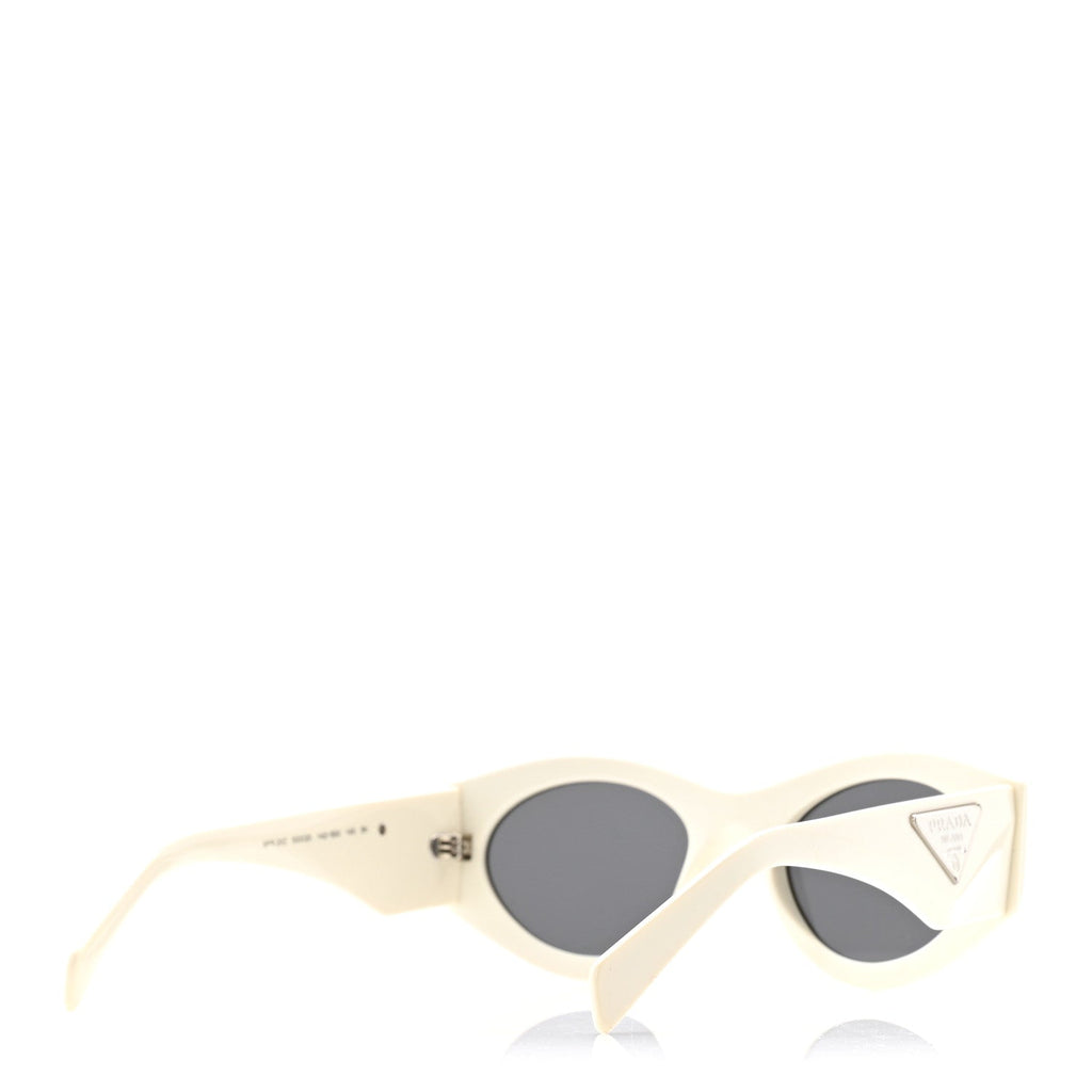 Prada Oval Sunglasses — White SPR 20Z