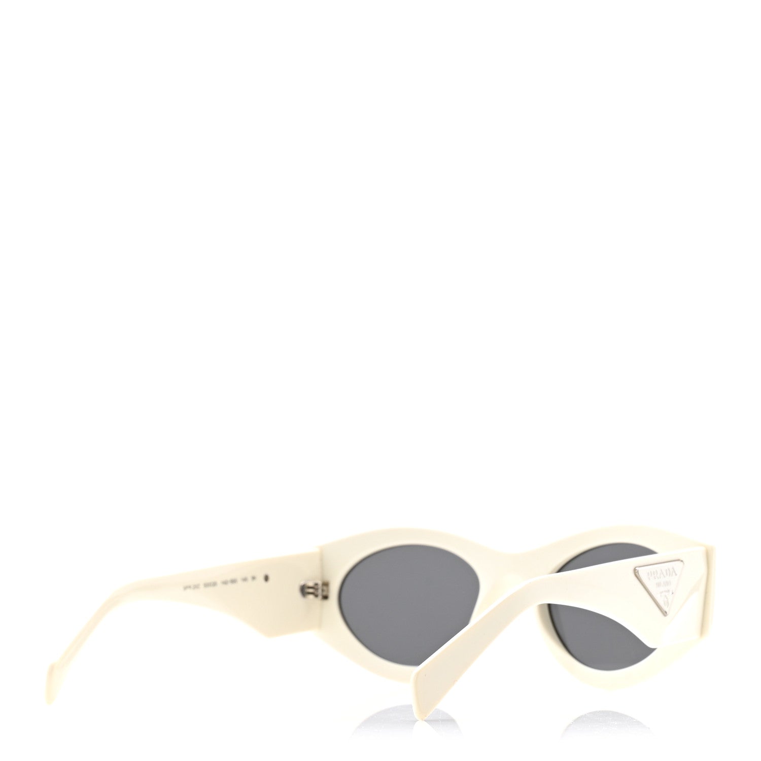 Prada Oval Sunglasses — White SPR 20Z