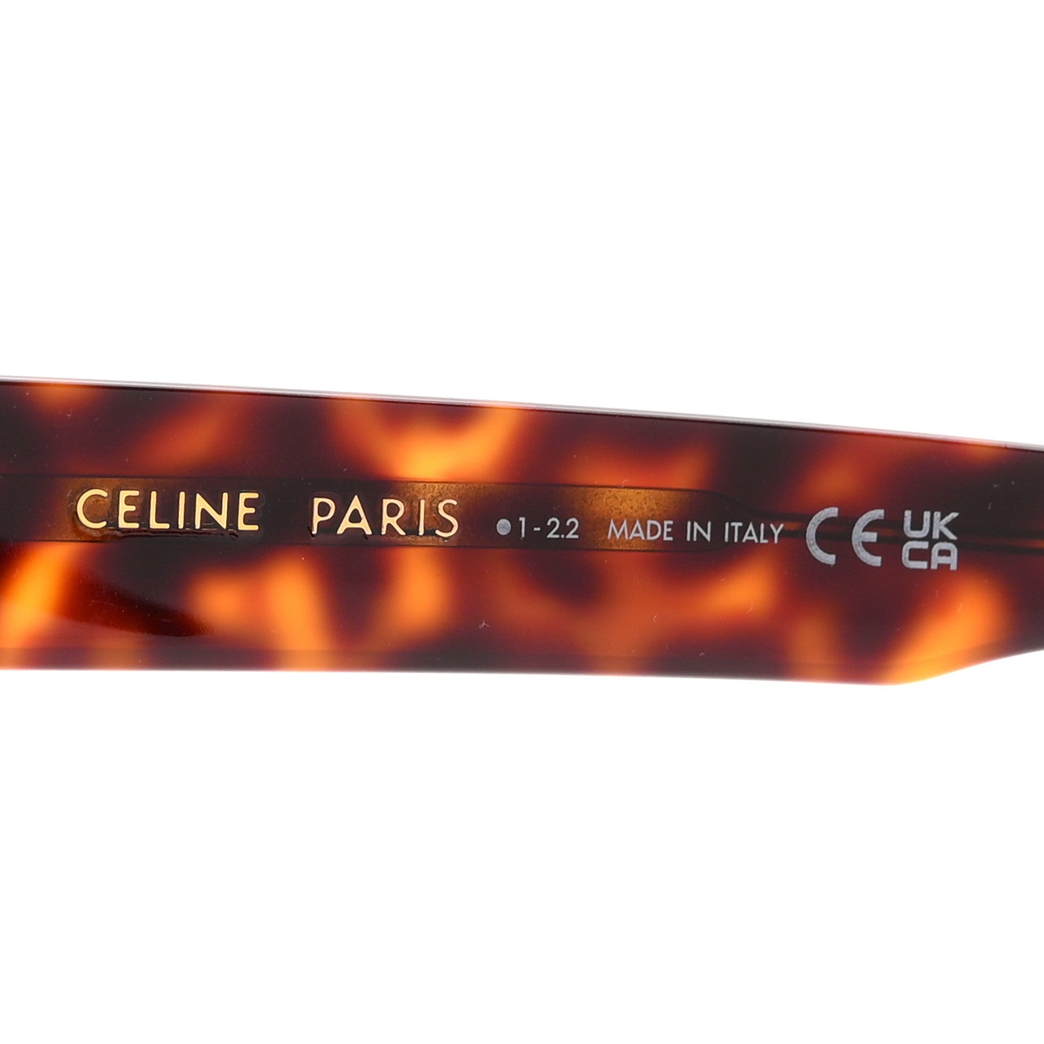 Celine Square Sunglasses — Tortoise