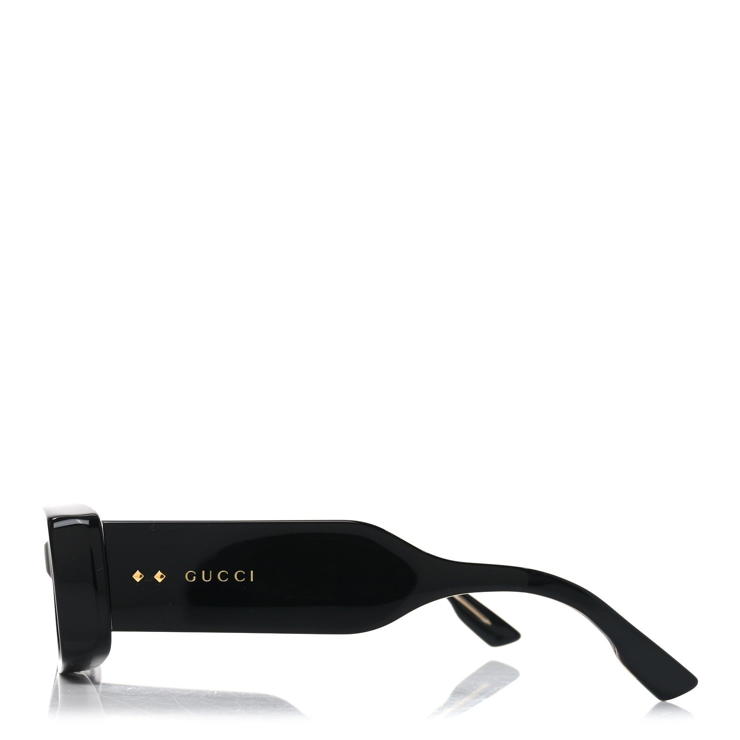 Gucci Rectangle Sunglasses — Black GG1528S
