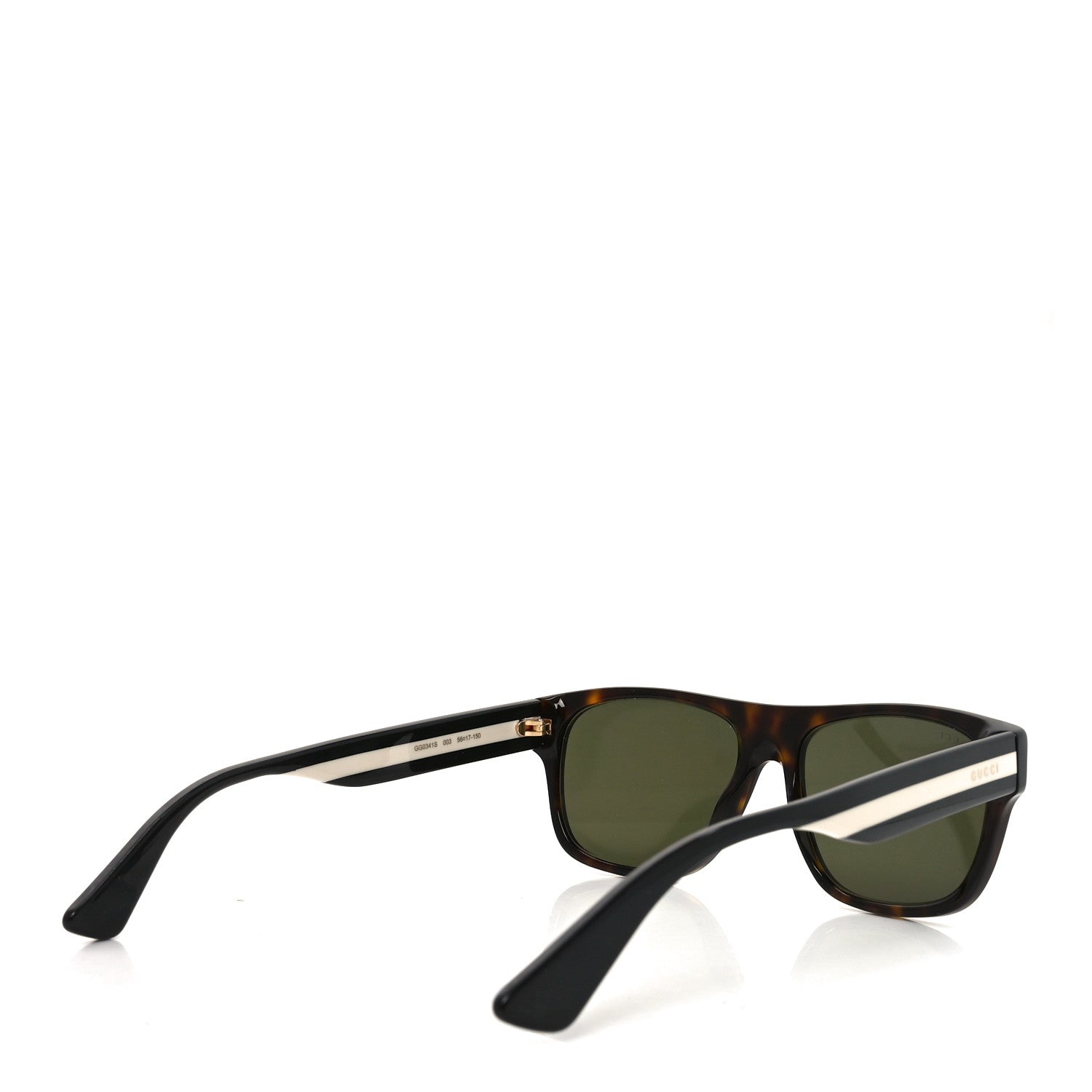 Gucci Square Sunglasses — Tortoise GG0341S