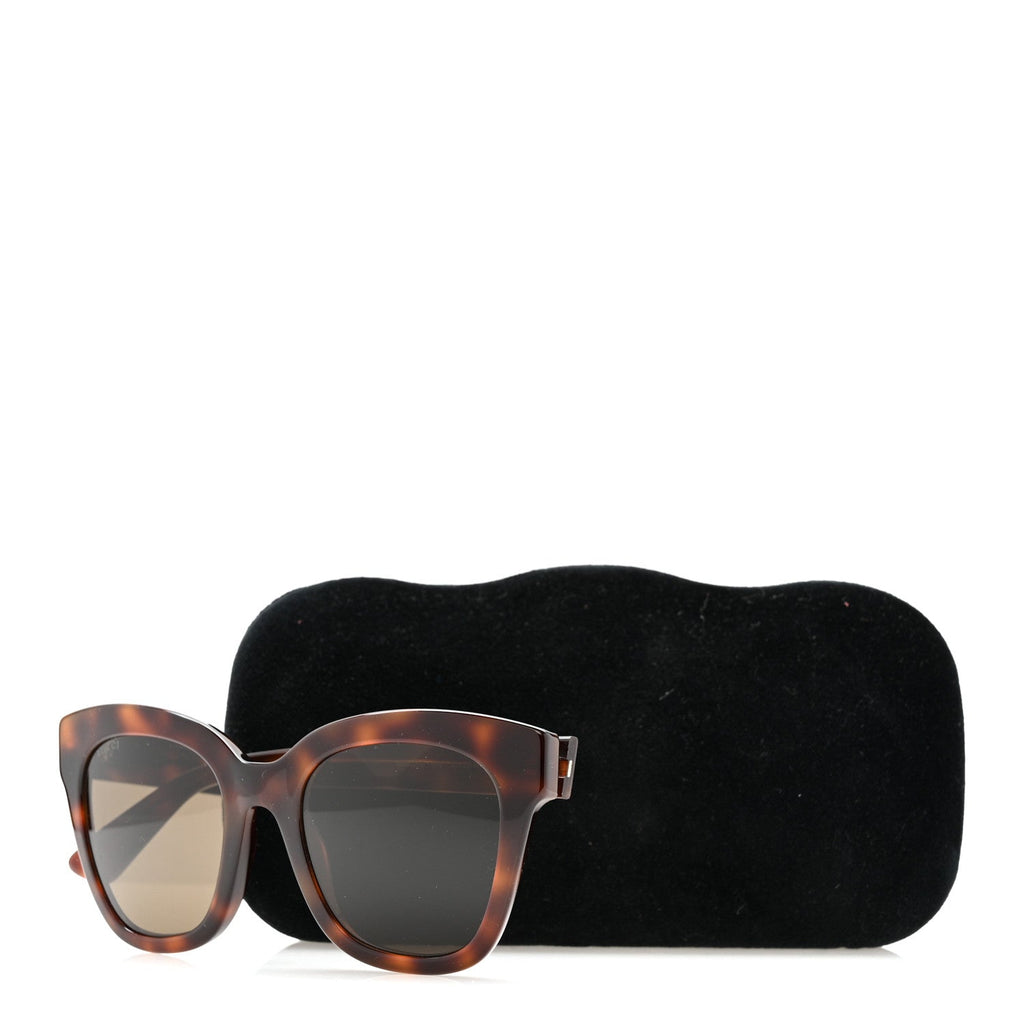 Gucci Square Sunglasses — Tortoise GG0029S