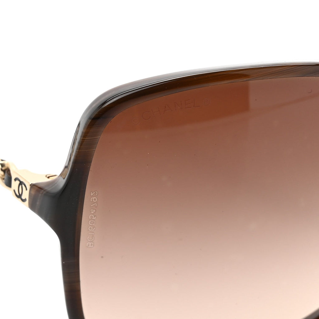 Chanel Square Sunglasses — Brown 5210-Q