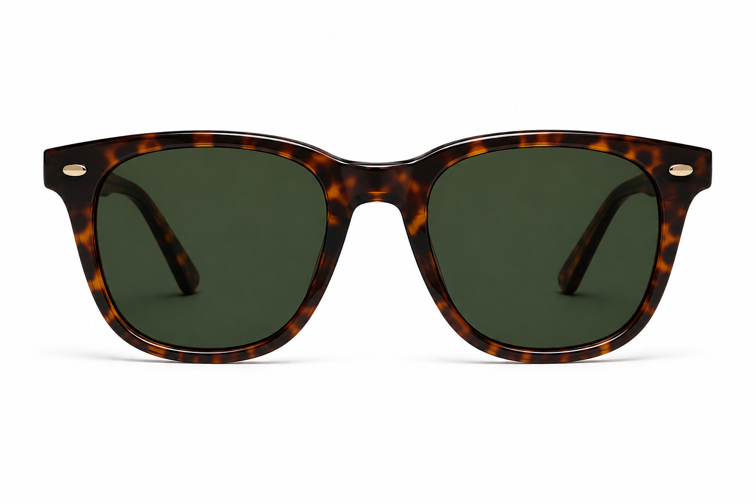 Sorenzia Brown Dark Green Tint Glasses