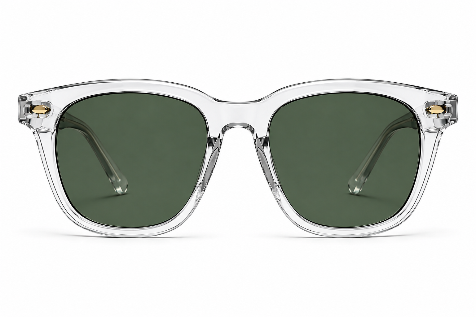 Sorenzia Clear Dark Green Tint Glasses