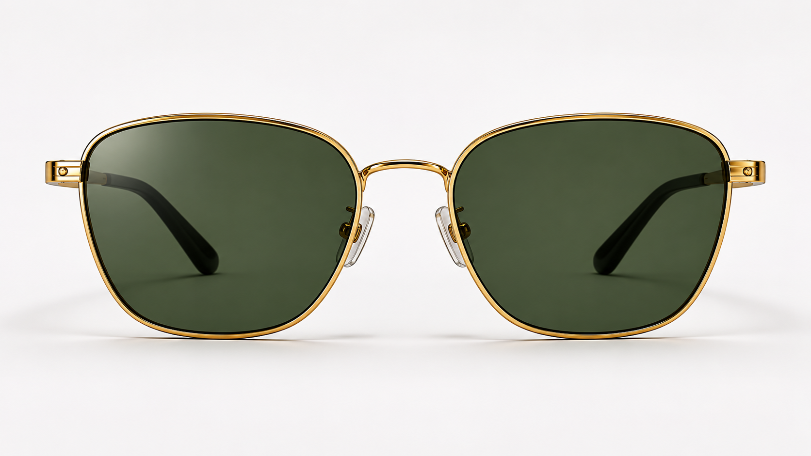 Sorenzia Gold & Green Tint Glasses
